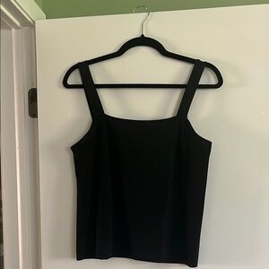 Dana Buchman Black Fitted Sleeveless Tank Top